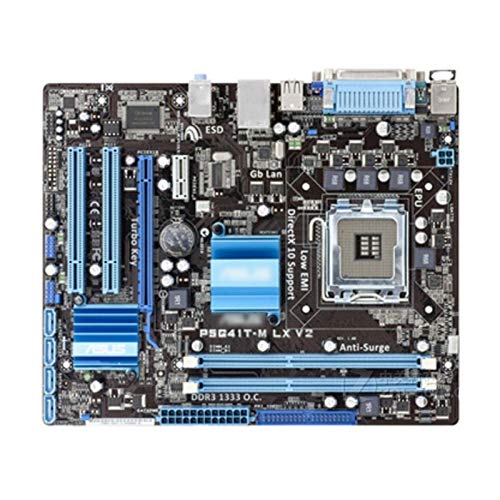 Fit For LGA 775 ASUS P5G41T-M LX V2 Placa Madre DDR3 De 8 GB G41 P5G41T-M LX V2 Escritorio Placa Base PCI-E X16 VGA P5G41T Reemplazar Placa Base