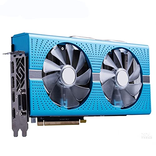 Fit For Sapphire RX 590 8GB Tarjetas Gráficas GPU Radeon RX590 GME 8GB Nitro AMD Tarjeta De Video Escritorio PC Pantalla Computadora Juego Mapa Tarjeta De Video Tarjeta Grafica