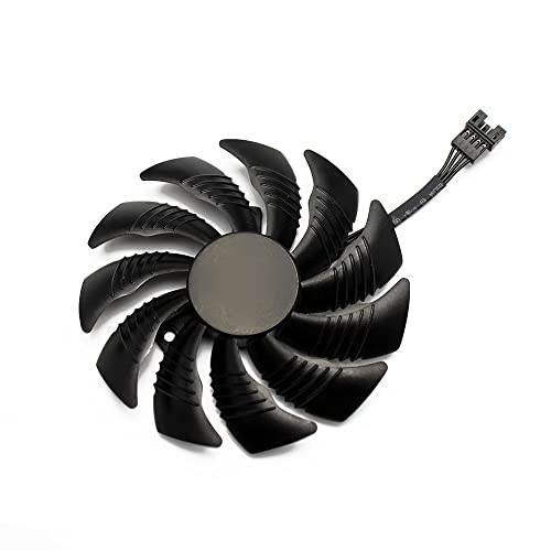 Fit for T129215SU 88Mm GPU Ventilador de Tarjeta gráfica más Fresco para REDEON AORUS RX580 / 570 GIGABYTE GV-RX570AORUS GV-RX580AORUS Tarjetas como reemplazo(Color:A)