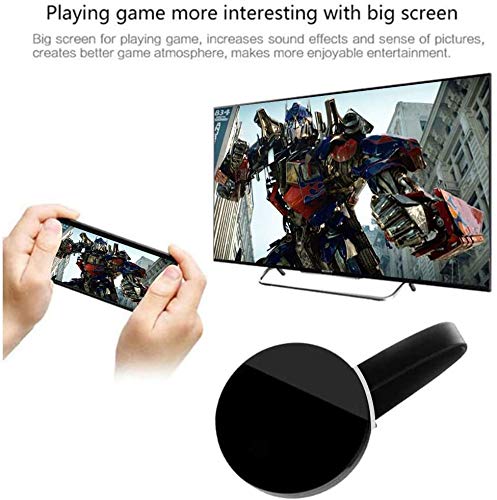 FITOYA Aparato para la conexión de, WiFi inalámbrico 1080P Mini Aparato Receptor HDMI TV Miracast DLNA Airplay para iOS/Android/Mac