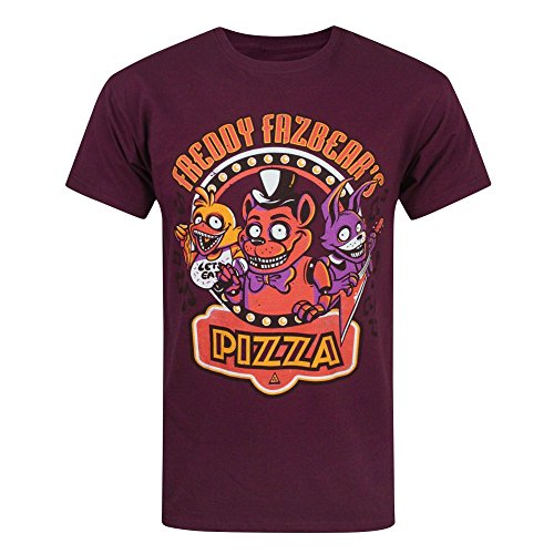 Five Nights At Freddys - Camiseta Oficial para Hombre (2XL) (Púrpura)