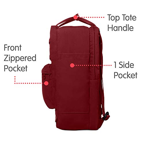 Fjallraven Kånken Laptop 17" Backpack, Unisex Adulto, ox Red, Talla Única
