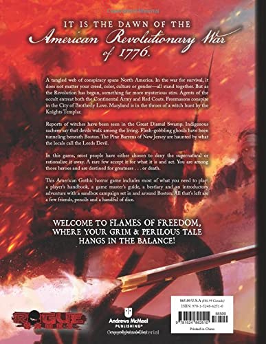 FLAMES OF FREEDOM Grim & Perilous RPG: Powered by Zweihander RPG