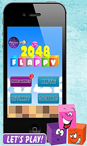 Flappy 2048 - Amazing twodots adventure try stay on the line and make it rain with the juice cubes - fly with tiny wings