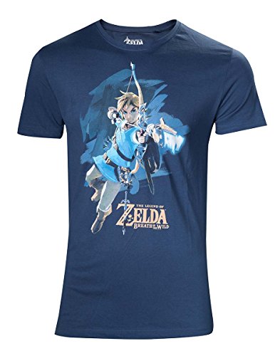 Flashpoint AG Legend Zelda Breath of The Wild Link Bow Camiseta, Multicolor (Multicolor 001), XXX-Large (Tamaño del Fabricante:S) para Hombre