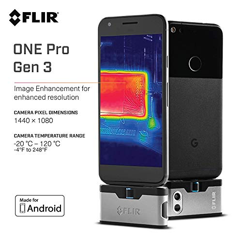 FLIR One Cámara Térmica para Android, conector USB-C, Resolución Térmica de 80 x 60
