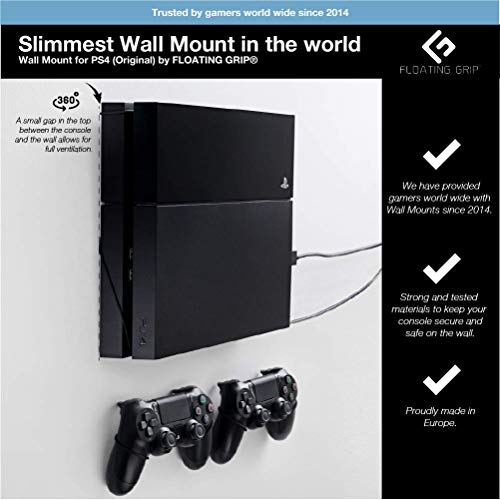 Floating Grip PS4 (Original) Wall Mount - Bundle