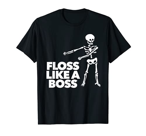 Floss Dance Flossin en mi ataúd Halloween Camiseta