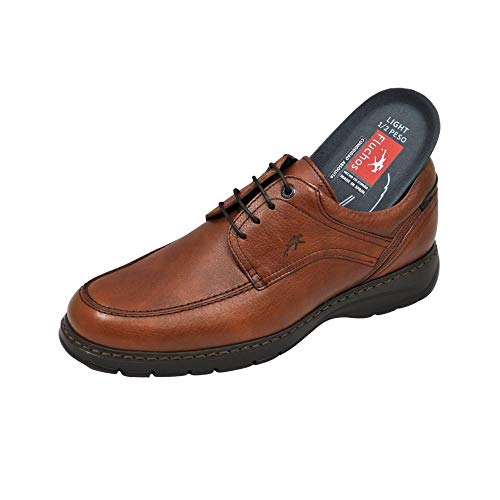 Fluchos | Zapato de Hombre | CRONO 9142 Salvate Libano Zapato Confort | Zapato de Piel | Cierre con Cordones | Piso Personalizado Fluchos Light
