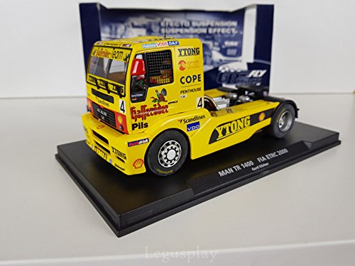 FLy Slot SCX Scalextric Truck 08026 Truck-49 Man TR 1400 Fia ETRC 2000 G.Körber