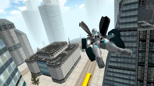 Flying Car Robot Flight Drive Simulator Game 2017