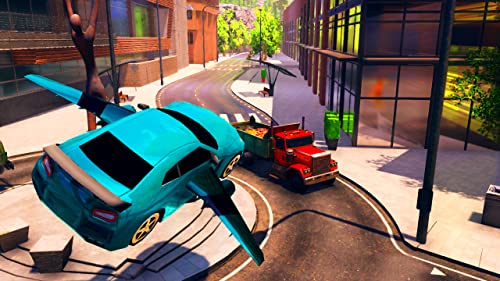 Flying Car Transporter 3D Games