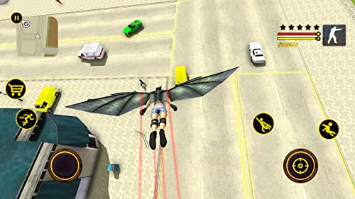 Flying Falcon Hero Simulator:Miami Crime City 2020