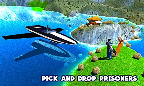 Flying Police Boat Simulator