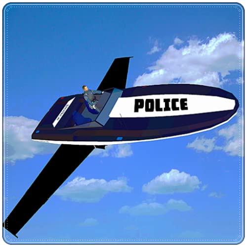 Flying Police Boat Simulator