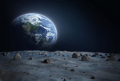 Fondo Cielo Estrellado Luna Noche Estrella Brillo Brillante Fiesta de cumpleaños Infantil telón de Fondo para Estudio fotográfico sesión de fotófono A14 10x10ft / 3x3m