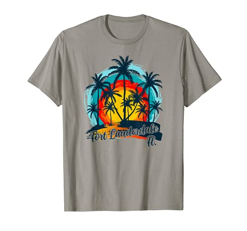 Fort Lauderdale Fl. Recuerdo de los amantes de la playa de verano de Florida Camiseta
