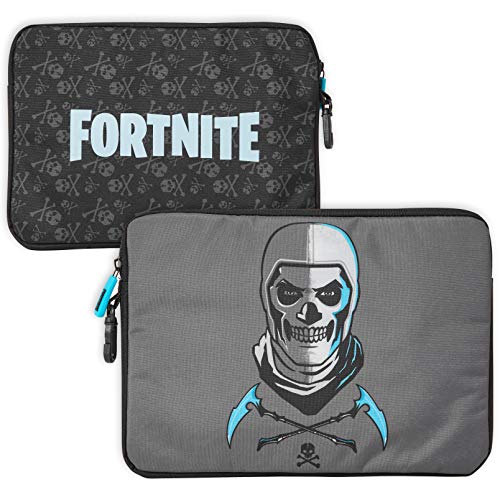 Fortnite Funda Tablet Niños, Funda Tablet Infantil Acolchada Diseño Skull Trooper, Funda Universal para Tablet Portatil hasta 11,6 Pulgadas, Regalos para Niños y Adolescentes