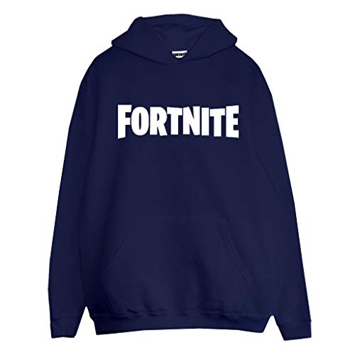 Fortnite Logotipo del Texto Hombres Sudadera con Capucha suéter Armada 4XL | Interruptor Xbox PS4 PS5 para Hombre Camisa con Capucha, Idea Gamer Regalo de cumpleaños para los individuos