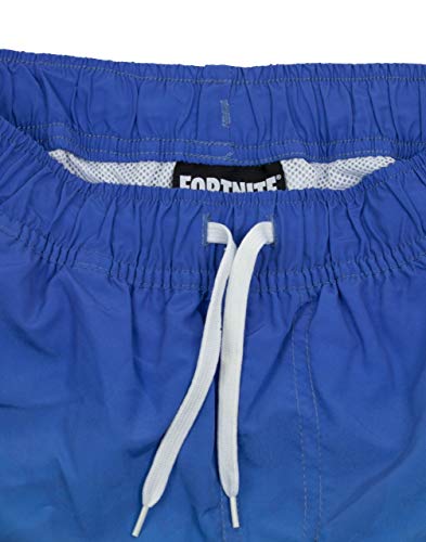 Fortnite Shorts de baño niños | Bañador Gamer Azul Claro u Oscuro 9-10 años