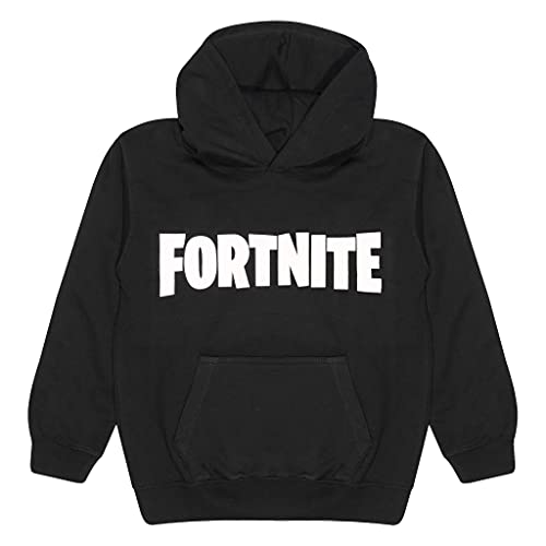 Fortnite Text Logo Niños Sudadera con Capucha Negro 164