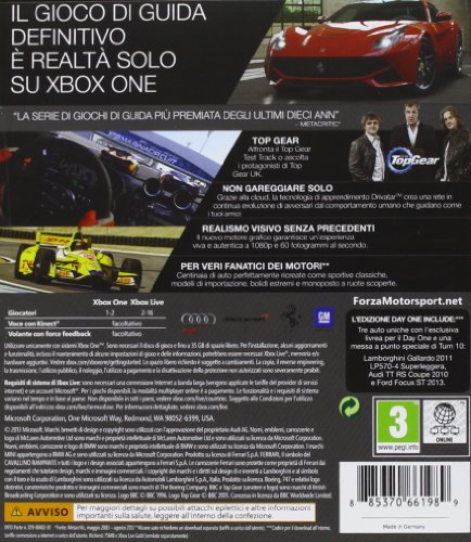 Forza Motorsport 5 - Day-One Edition [Importación Italiana]