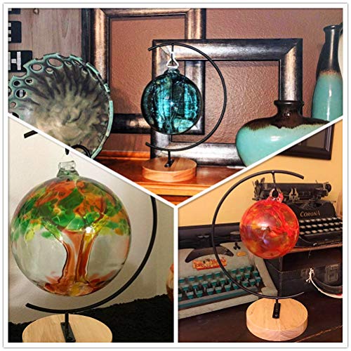 Fosinz Soporte de exhibición del Ornamento - Soporte de Madera del Soporte de la suspensión para la Planta Colgante del Globo