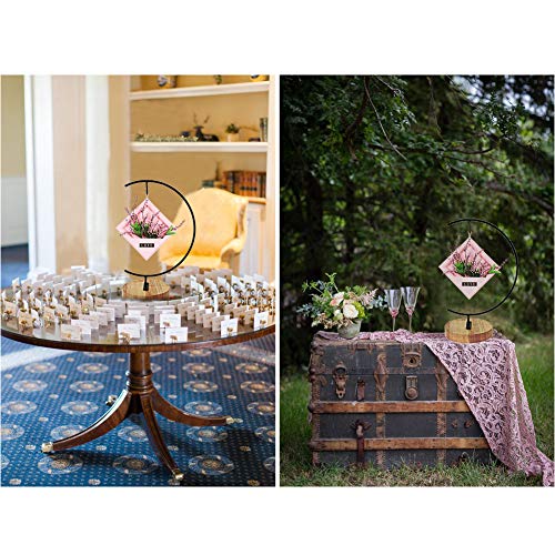 Fosinz Soporte de exhibición del Ornamento - Soporte de Madera del Soporte de la suspensión para la Planta Colgante del Globo