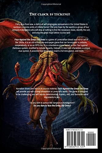 Four Against the Great Old Ones: The Pen and Paper Solo and Cooperative Game of Lovecraftian Horror