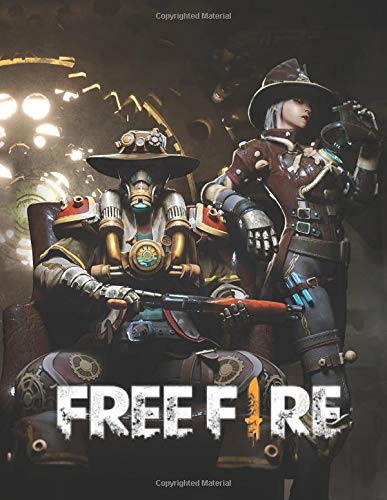 Free fire: Garena notebook with 100 lined pages size 8.5×11 (Vol)