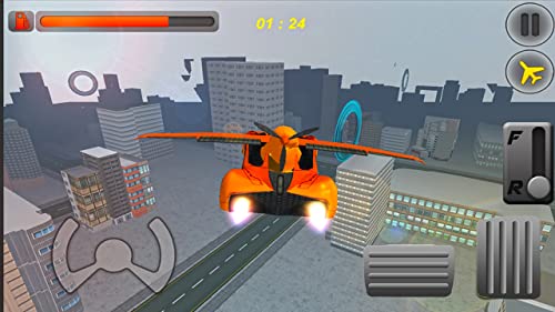 Free Sport Car Flying Simulator