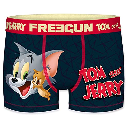 FREEGUN Calzoncillo Ropa Interior Hombre Microfibra Tom and Jerry (Juego de 3)