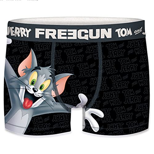 FREEGUN Calzoncillo Ropa Interior Hombre Microfibra Tom and Jerry (Juego de 3)