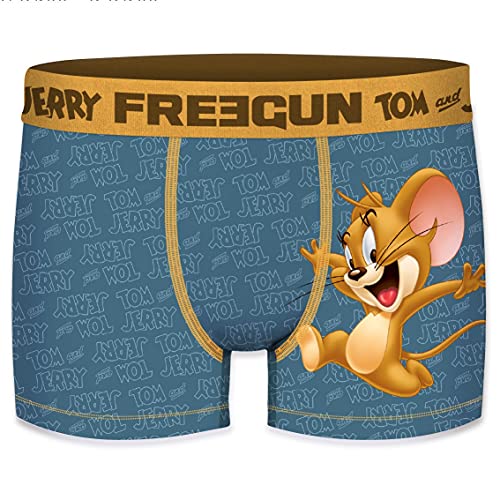 FREEGUN Calzoncillo Ropa Interior Hombre Microfibra Tom and Jerry (Juego de 3)