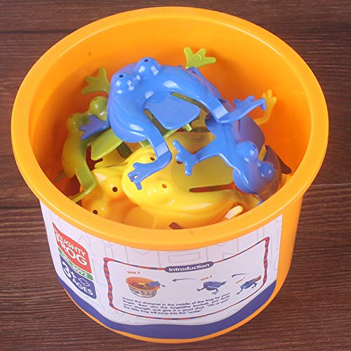 freneci 12 Piezas Jumping a Frog Game, Activo, Juguete de Desarrollo Temprano, Regalo Divertido para Niños de 3, 4, 5, 6, 7, 8 años, Niños, Niñas,