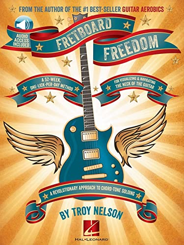 Fretboard freedom guitare +cd: A 52-Week, One-Lick-Per-Day Method