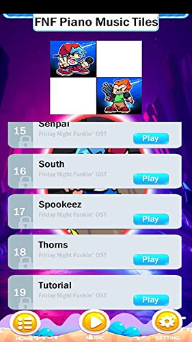 Frida­y Nigh­t Funki­n Piano Music tiles