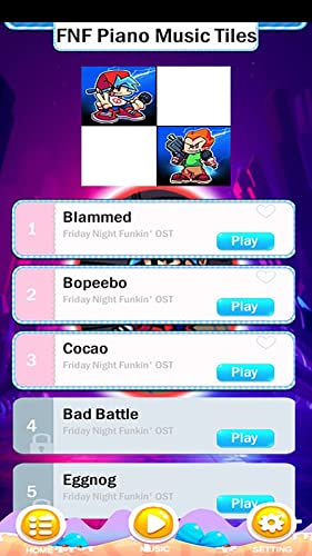 Frida­y Nigh­t Funki­n Piano Music tiles