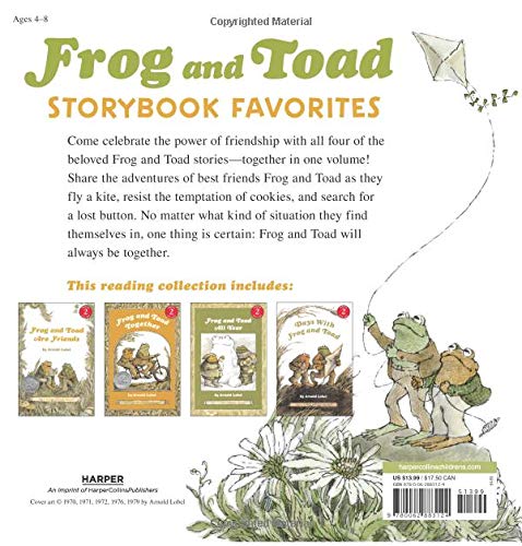 Frog and Toad Storybook Favorites: Includes 4 Stories Plus Stickers! [With Stickers]