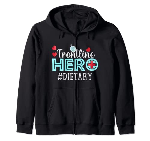 Frontline Hero Trabajadores esenciales de la dieta Gracias Enfermeras Sudadera con Capucha