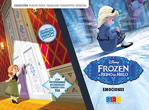 Frozen. El reino del hielo - Libro juego / Editorial GEU/ A partir de 6 años/ Trabaja las emociones / Identifica expresiones corporales / Incluye pictogramas