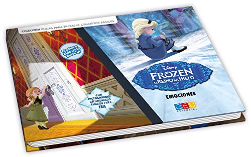 Frozen. El reino del hielo - Libro juego / Editorial GEU/ A partir de 6 años/ Trabaja las emociones / Identifica expresiones corporales / Incluye pictogramas