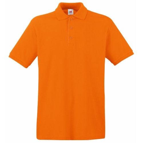 Fruit of the Loom 63-218-0, Polo para Hombre, Naranja (Orange), XL