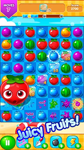 Fruit Splash - Match 3 Connect Three Games