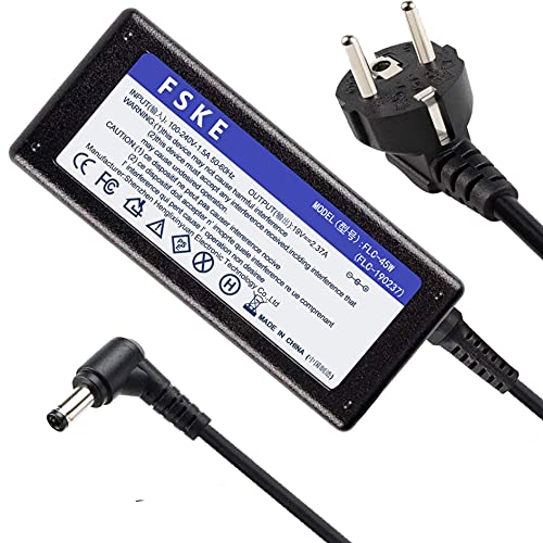 FSKE 45W 19V 2.37A ADP-90CD DB Cargador del Ordenador Portátil para ASUS F555L F551C K55A X552C X555L K53S F551M F552C X551C X554L X401A X550 V85 AC Adaptador, Notebook EUR Power Supply,5.5 * 2.5mm