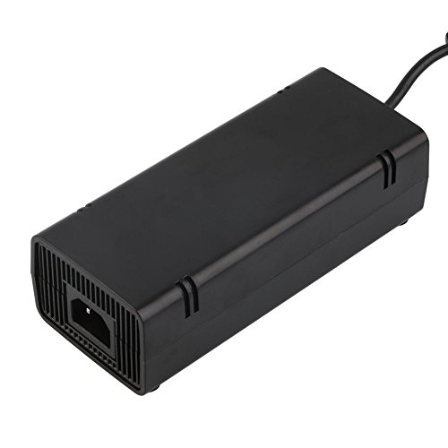 Fuente de alimentación compatible con Microsoft Xbox 360 Slim, color negro
