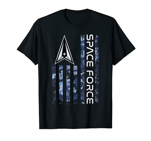 Fuerza Espacial Logo USSF US Delta Bandera Fuerza Aérea Militar Camiseta