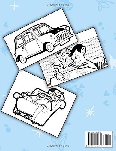 Fun 'N' Joy! - MR.Bean Coloring Book: Funny Mr Bean Coloring Pages - Awesome Gift for Kids - Birthday Gift for Son Daughter