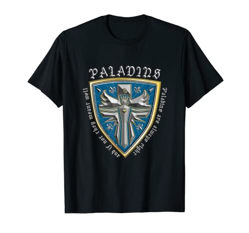 Fun RPG Paladins son siempre correctos Juego de rol Camiseta