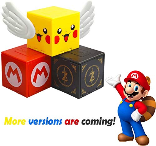 Funda de Juego - Compatible para Nintendo Switch Compatible con hasta 24 Juegos de Nintendo Switch Organizador de Tarjeta de Juego Contenedor de Viaje (Zelda Negro)